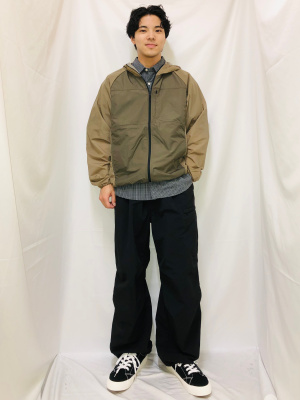 確認用✩.*˚ GU公式 | ブロードオーバーサイズチェックシャツ(5分袖)