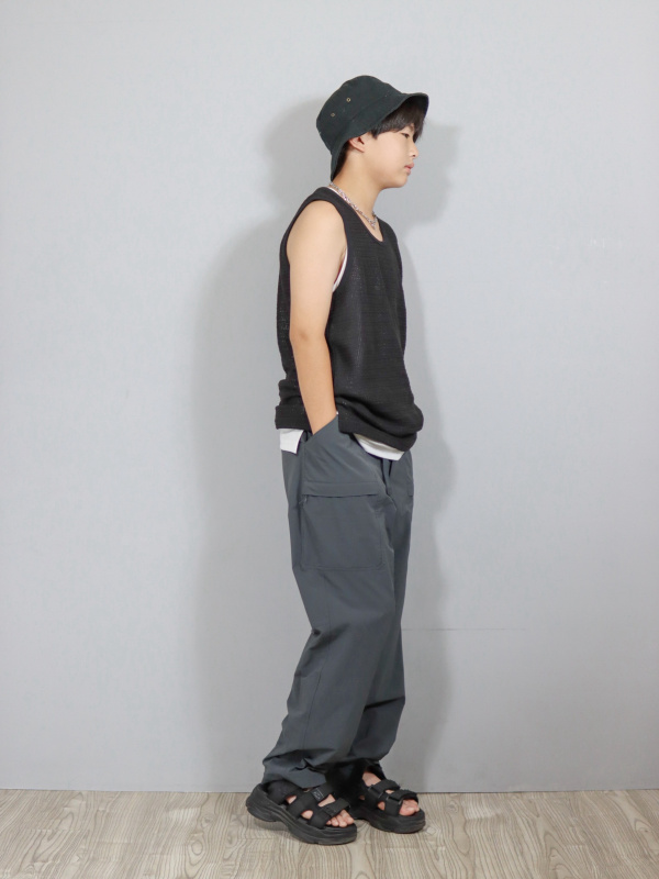 てるぼうずさん専用 GU公式 | ライトデニムタックワイドパンツ(丈標準68.5～72.5cm)
