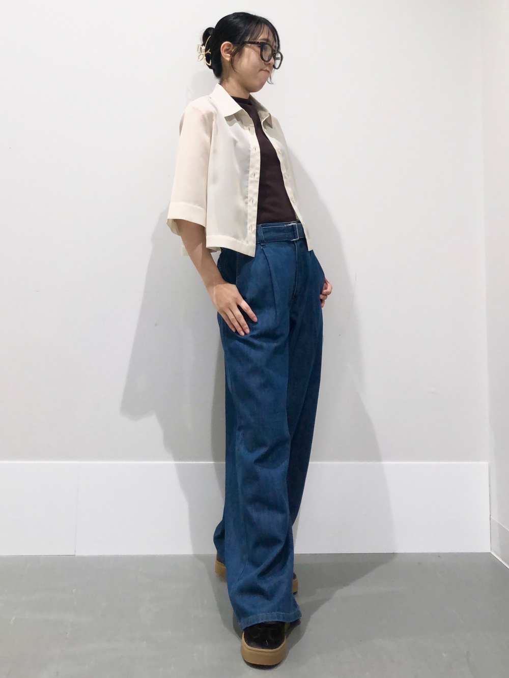 shi-gu様 Washable Tapered Pants/Z+EC、Gather Sleeve T-Shirt/3/4Slv/Z+