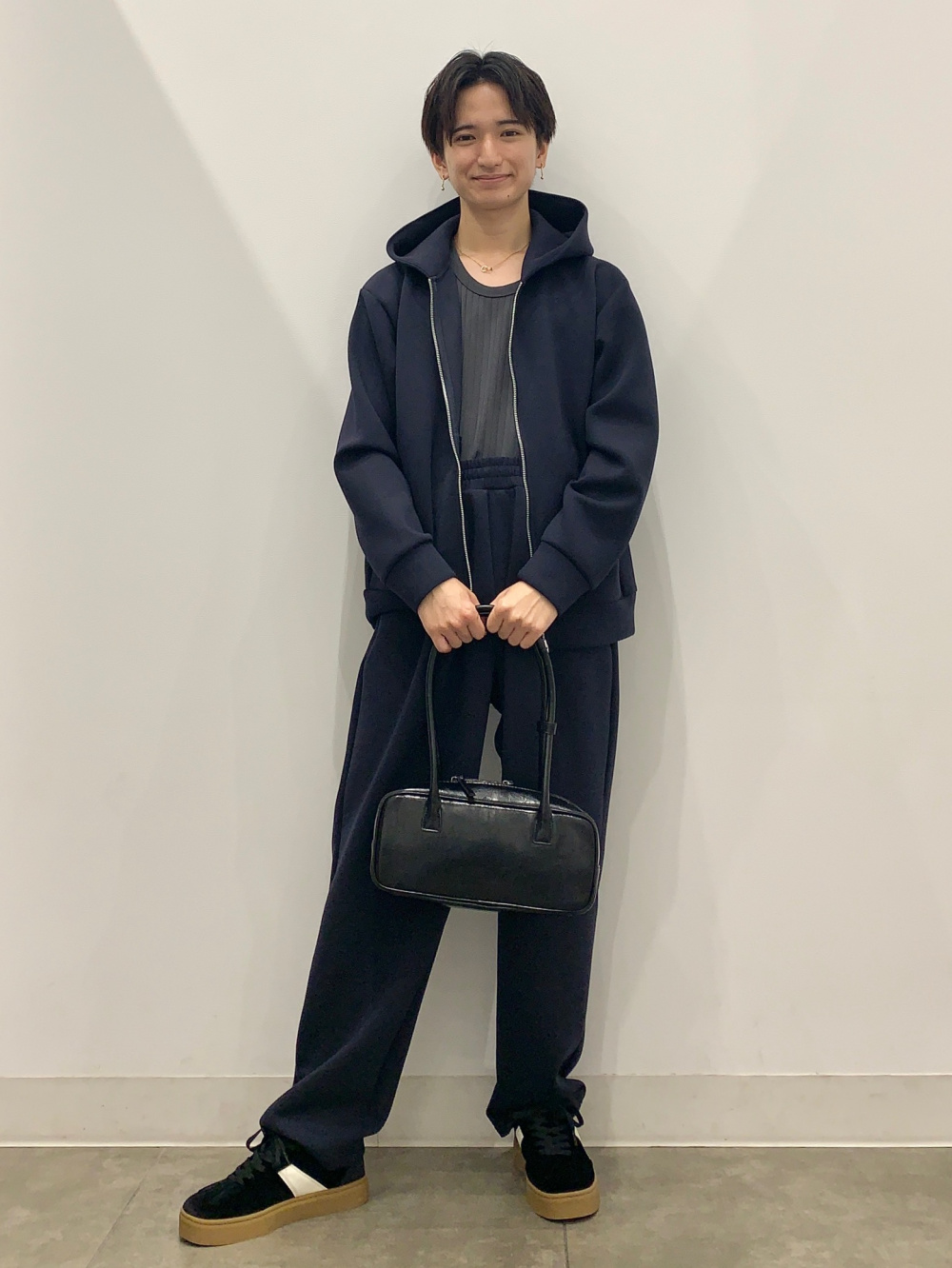 トップス bijou puff sweat Puff Sweat Full-Zip Hoodie、Puff Sweat Carrot Pants」| GU的