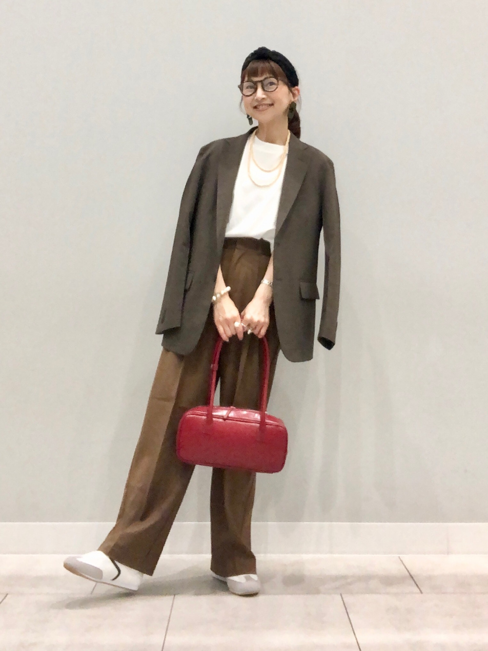 デニムフーディブルゾンNT+E、ウォッシュドリブクロップドT(長袖)」の