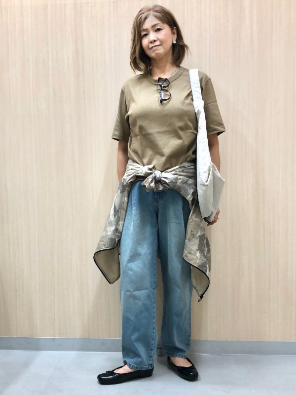 ジョセ(*'▽'*) ② GU公式 | バギージーンズ(丈標準72.0cm)(セットアップ可能)