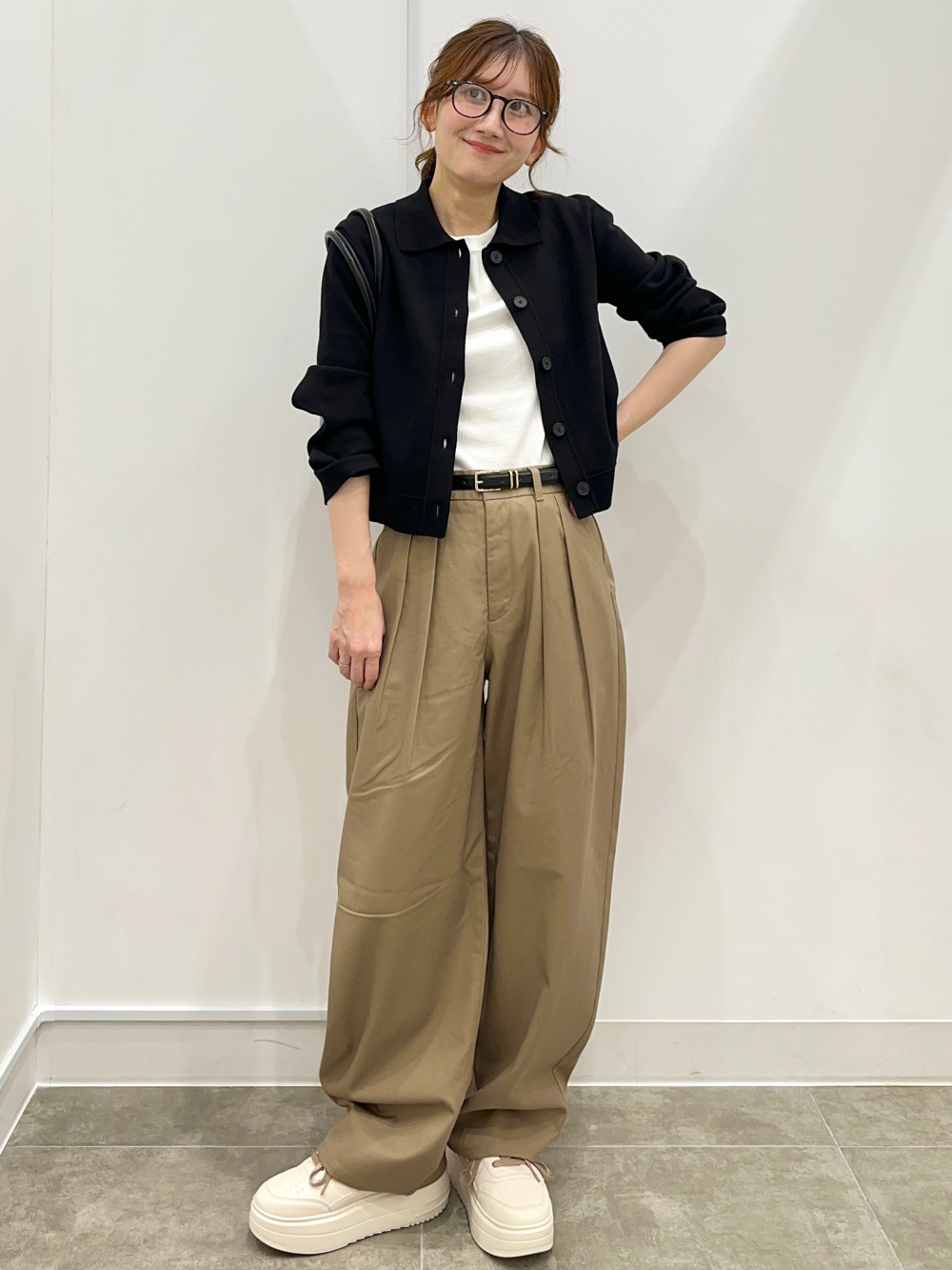 たかこ　1207 ヘビーウェイトスウェットワイドイージーパンツ(丈標準69.0～73.0cm