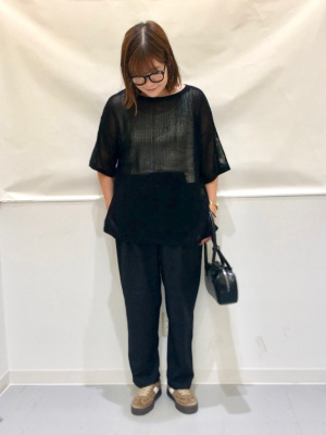 GU公式 | コットンブレンドクロップドスクエアネックタンクトップ(ドライ)