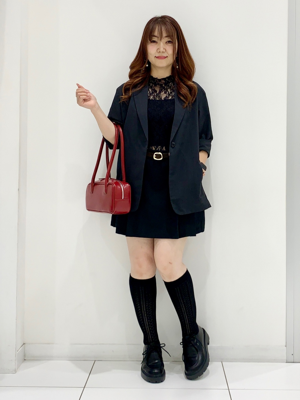 Washable Tailored Jacket/Z+EC、Bra-Feel Cropped Lace T-Shirt