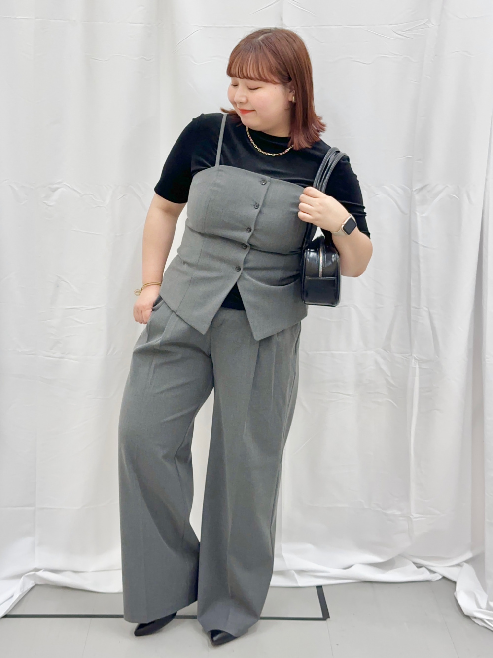パフスウェットキャロットパンツ(丈標準69.0～73.0cm)、ソフト