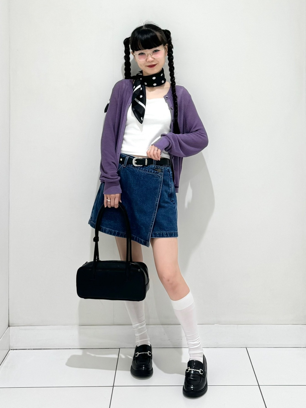 トップス kei823 BROAD STRIPE C R-FRONT ZIP SHIRT(XS Right Blue): Vintage 1.1