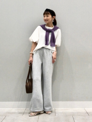 GU公式 | バブルスリーブブラウス(5分袖)Z