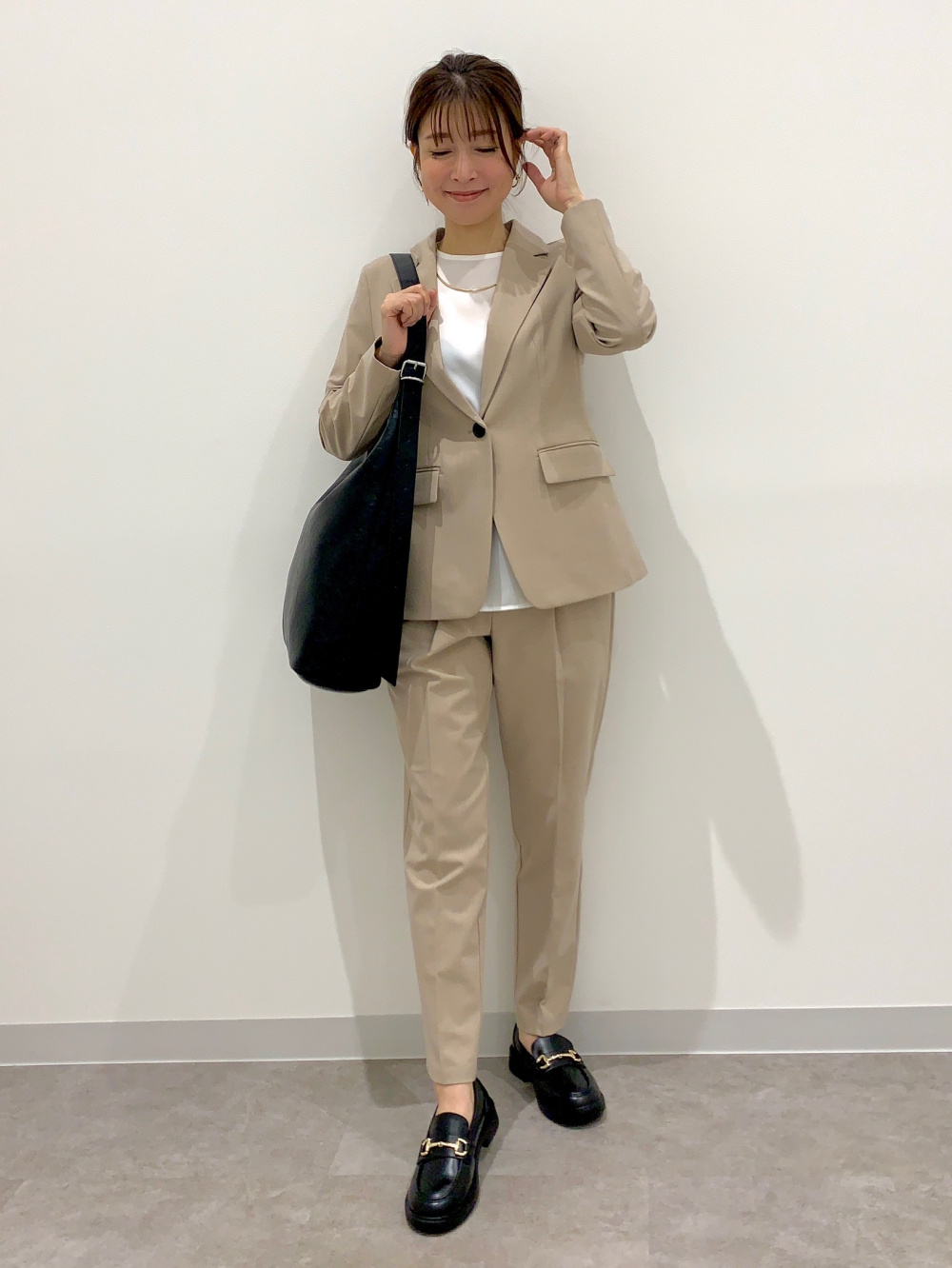 Washable Tapered Pants/Z+EC」| GU的穿搭理念