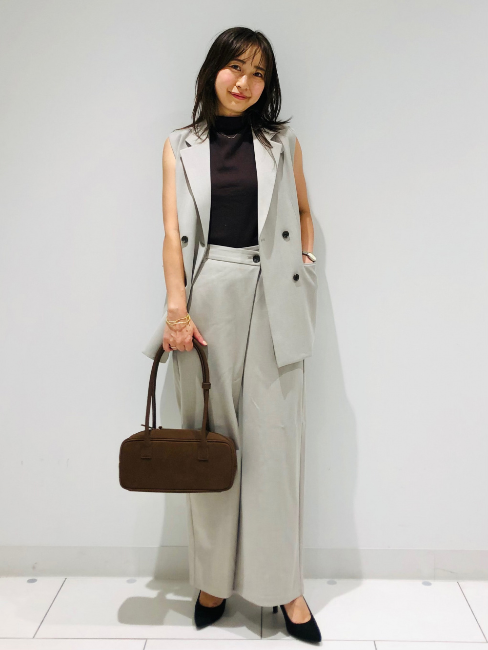 ドライウエストタックT、ラップスラックスZ+E」の着用