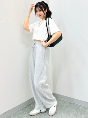 GU公式 | スウェットバレルレッグパンツ