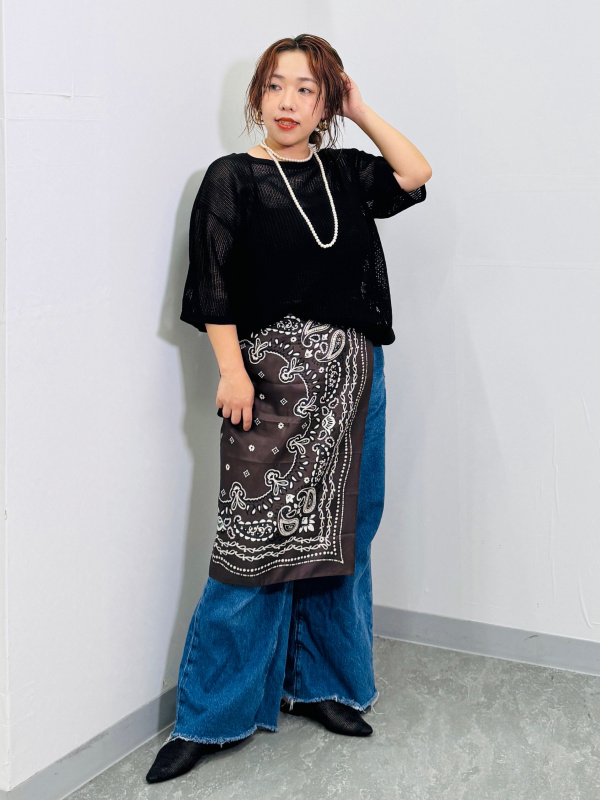 メッシュバブーシュ（レディース）の着用コーディネート一覧| ジーユー