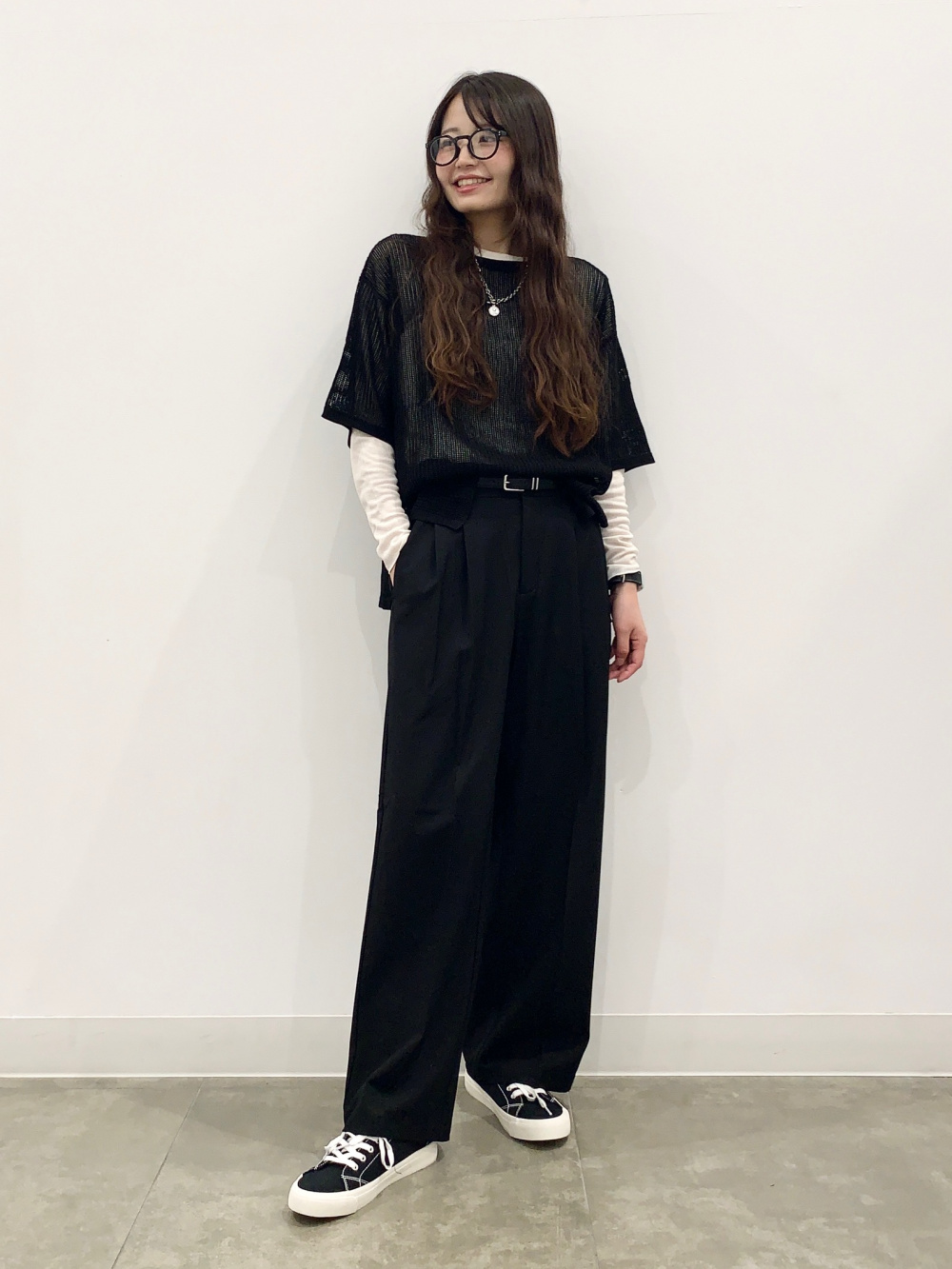 スウェットジョガーパンツ、ウォッシュドワッフルボクシーT(5分