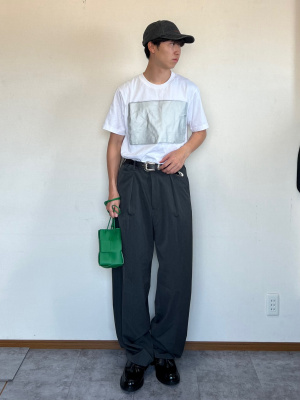 GU公式 | バレルレッグスラックス+EC(丈長め79.0cm)
