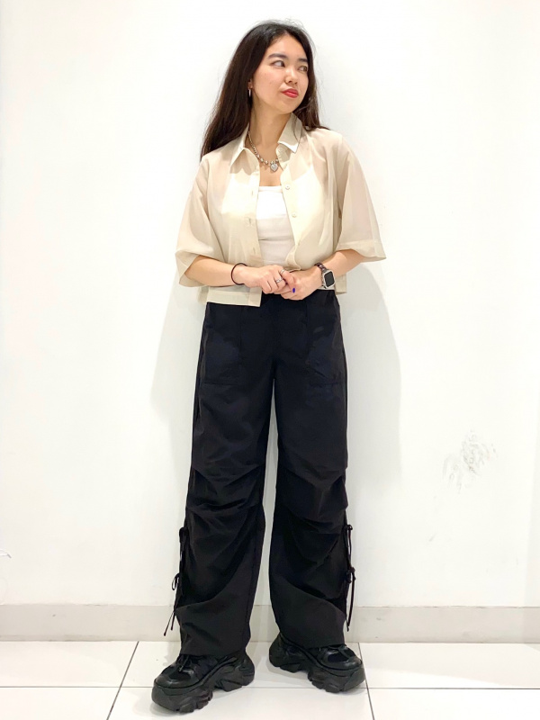 このよたくた感とこなれ感　オンオフ格上げ 公式スタイリング | ジーユー