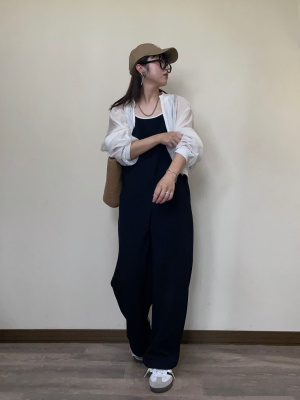 GU公式 | カットソーサロペットパンツ