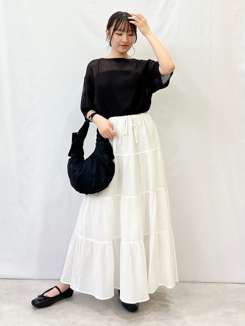 おまとめページ②③④72P53B18K1(1/31までお取り置き可能です♡) GU公式 | シャーリングフラワープリントキャミソール+E