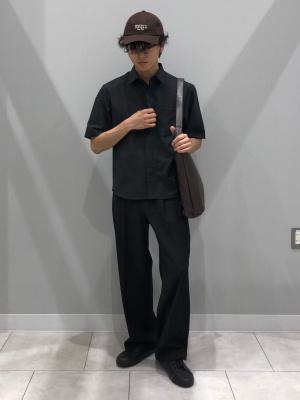 GU公式 | ドライフライフロントシャツ(5分袖)