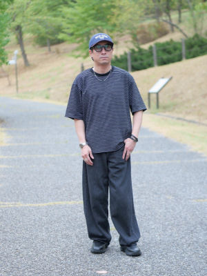 GU公式 | ドライポンチクルーネックT(5分袖)(ボーダー)