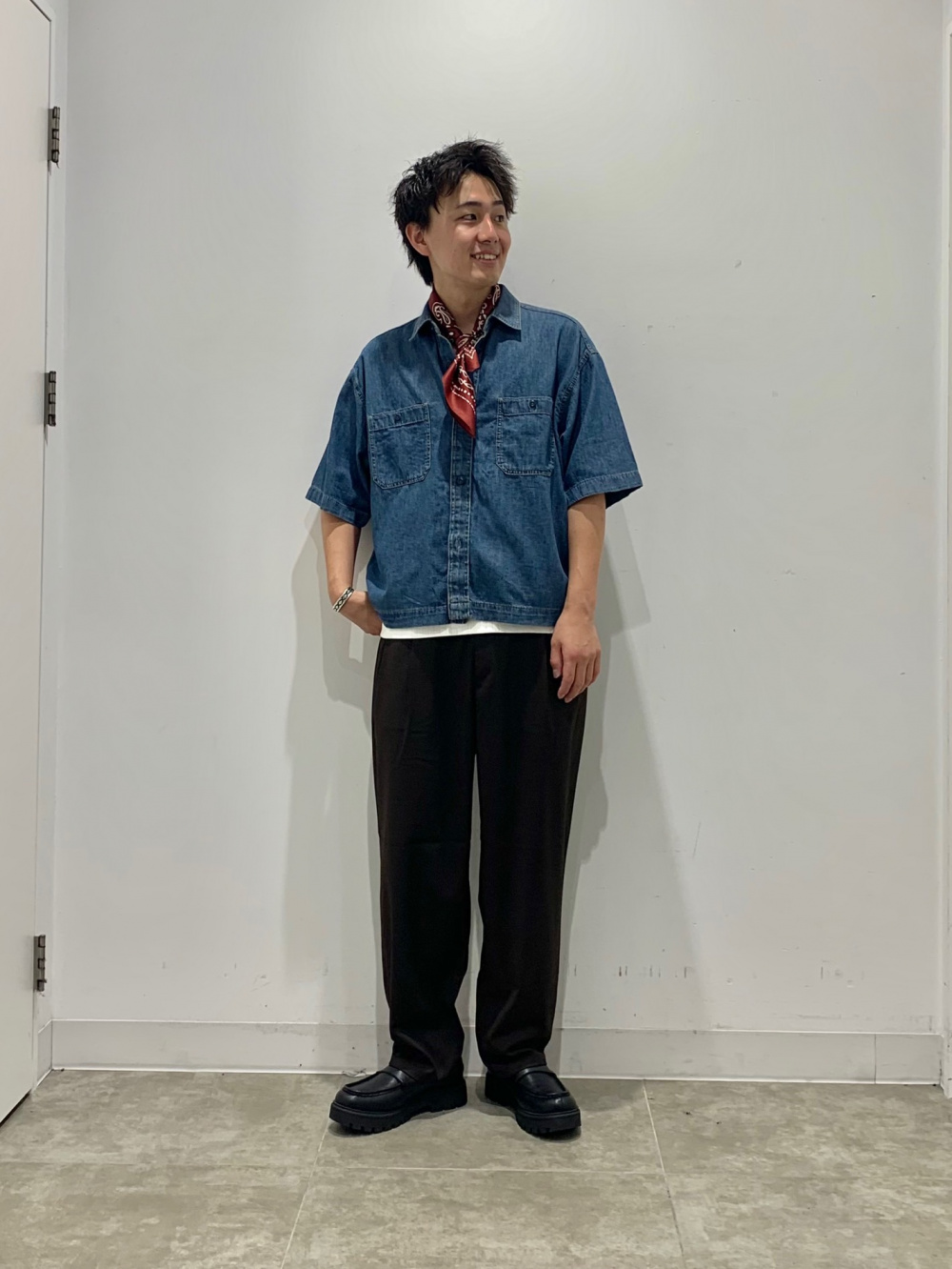 ご要望の方への商品です。諸々です。 GU リブクルーネックT（5分丈） 287412 - メルカリ