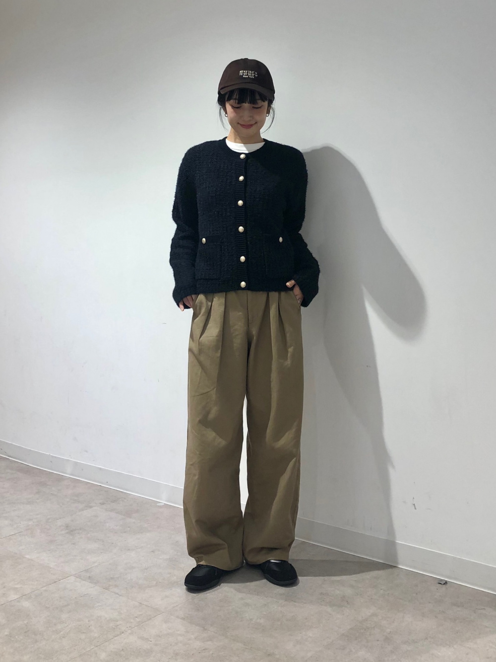 フェザーヤーンニットプルオーバー(半袖)Z+E、GIRLSワイドフレア