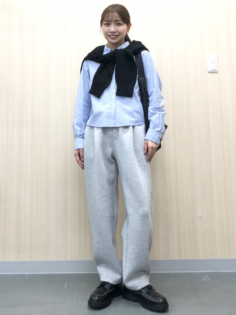 パフスウェットキャロットパンツ(丈標準69.0～73.0cm)、ウォッシャブル