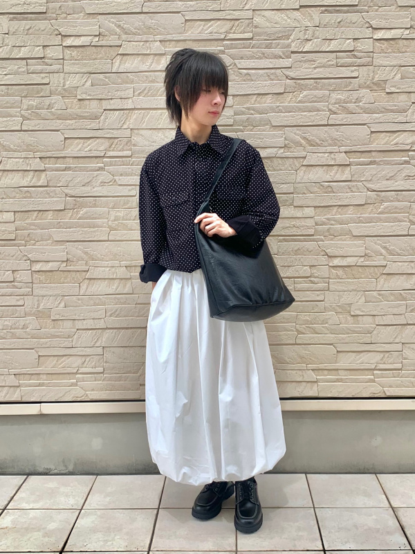 バブルヘムミディスカート（レディース）の着用コーディネート一覧