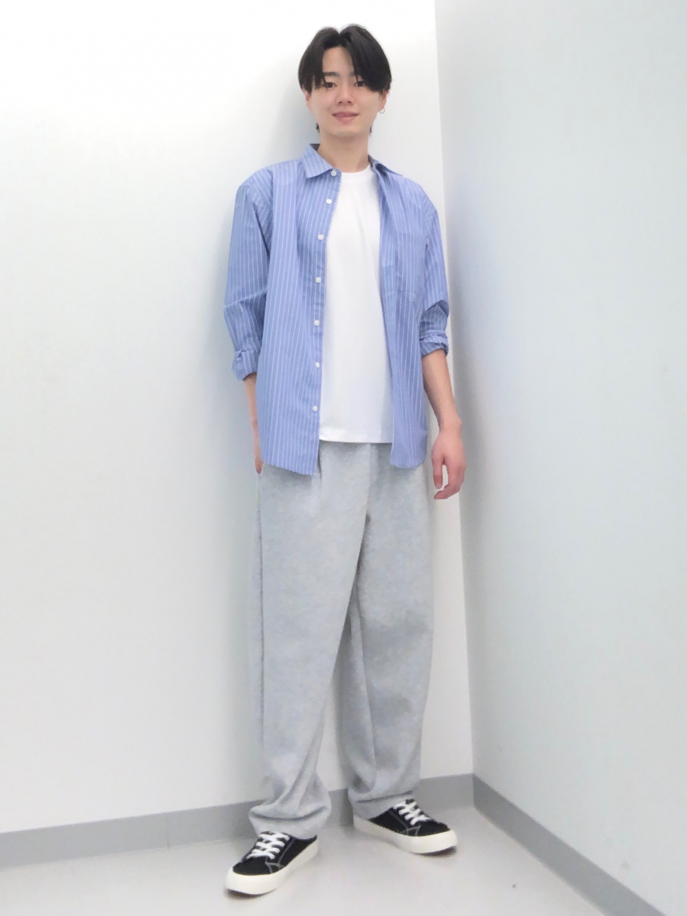 Check styling ideas for「Zip-Up Shirt、Dry Ponte T-Shirt | HalfSlv