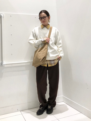 S★出品 GU公式 | ソフトナイロンクロスボディバッグ