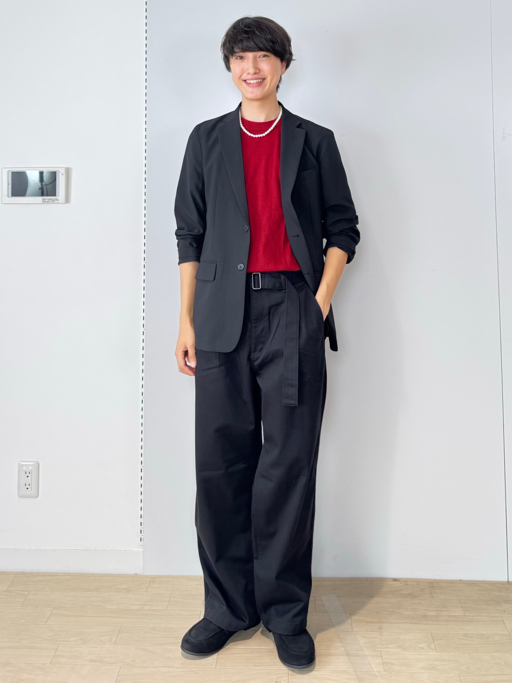 Washable Tailored Jacket/SW、Washable Tapered Pants/SW」| GU的穿搭理念