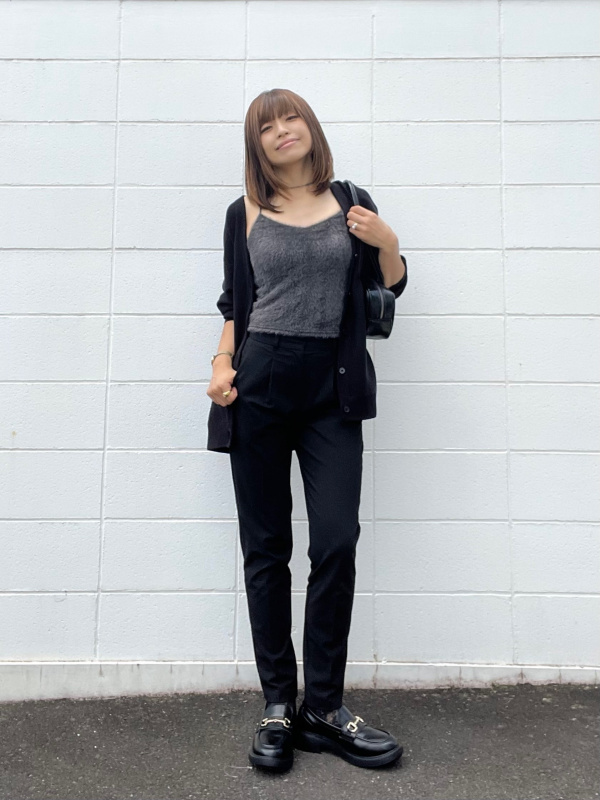 コート✖️パンツのセットアップ コード刺繍シャツ×パンツセットアップ レディス ぽっちゃり