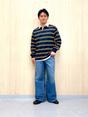 JEANS  ラガーシャツ LAGUA GEM | SEIRA×LAGUA ラガーシャツ (Tシャツ・カットソー