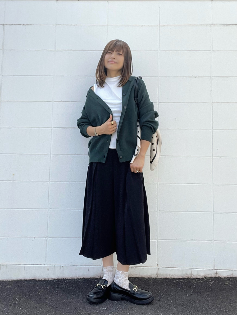その他 fashion_u UV Protection V Neck Cardigan/Z+EC、Draped Culottes」| GU的