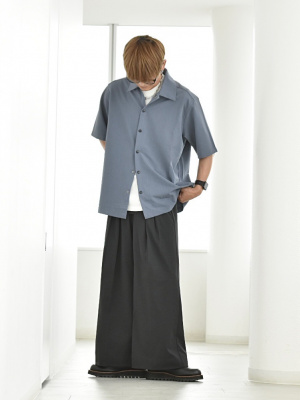 GU公式 | ベルテッドワイドパンツ(丈標準70.0～74.0cm)(レディース)