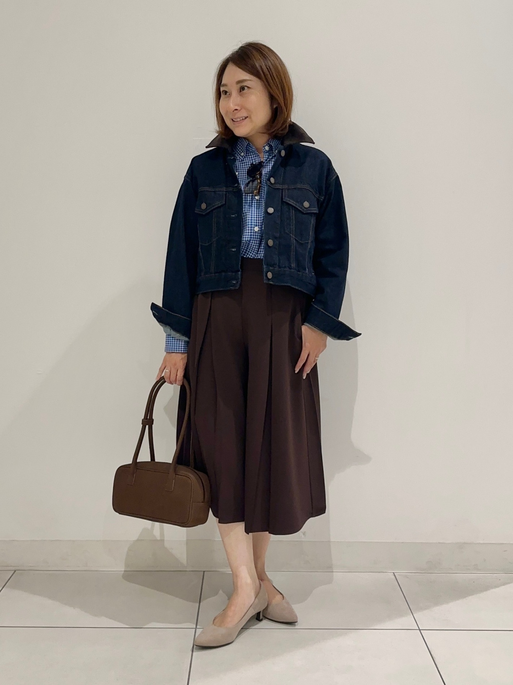 その他 fashion_u UV Protection V Neck Cardigan/Z+EC、Draped Culottes」| GU的