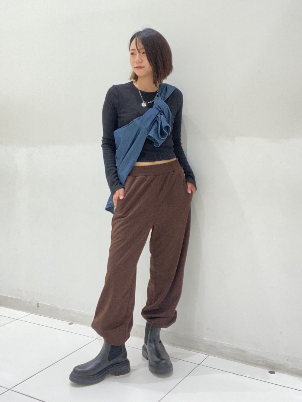 Ribbed Knitted Sock Boots、Track Pants」| GU的穿搭理念