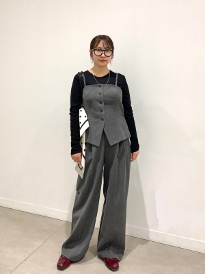 GU公式 | フロントボタンビスチェ