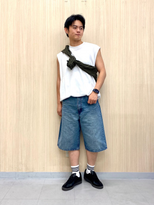 GU公式 | アンクルソックス(ライン)