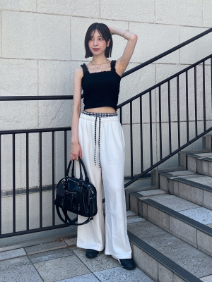 GU公式 | シャーリングキャミソール+E