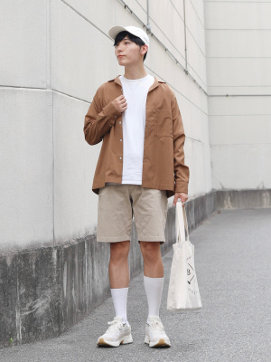 GU公式 | ストレッチチノハーフパンツSW+E