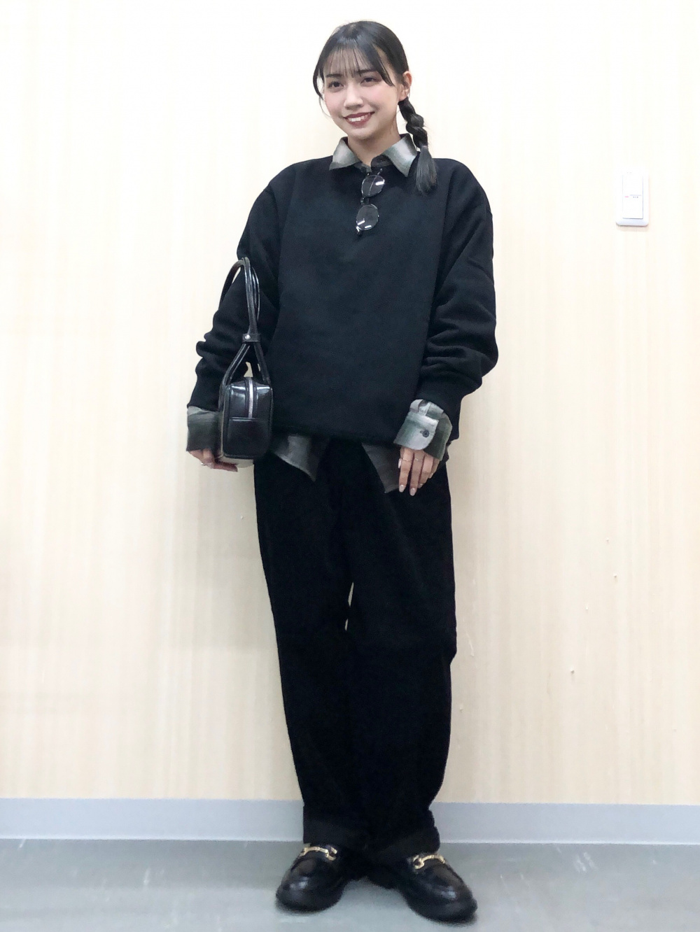 シャギークルーネックカーディガン UNDERCOVER、オックスフォード