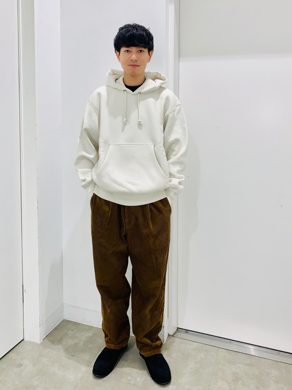 いねページ GU公式 | ヘビーウェイトスウェットワイドイージーパンツ(丈標準