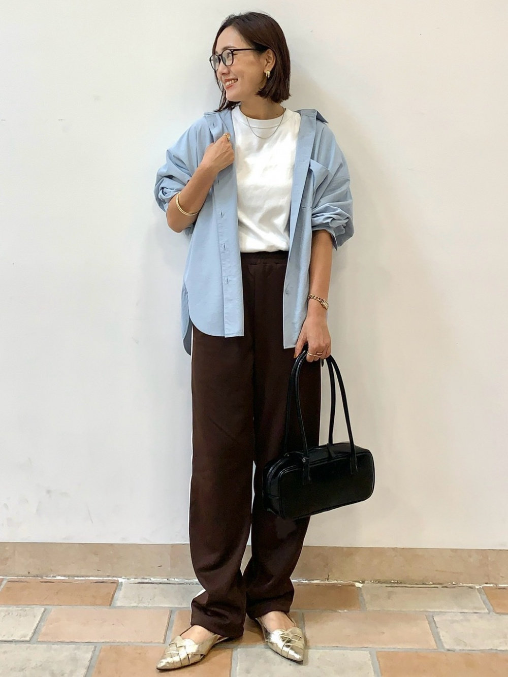 Ribbed Knitted Sock Boots、Track Pants」| GU的穿搭理念