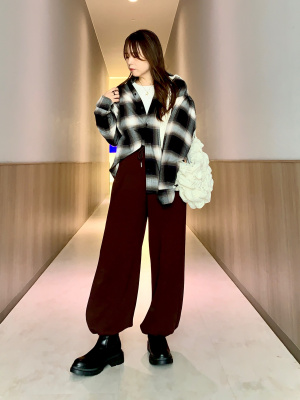 GU公式 | ギャザーショルダーバッグ