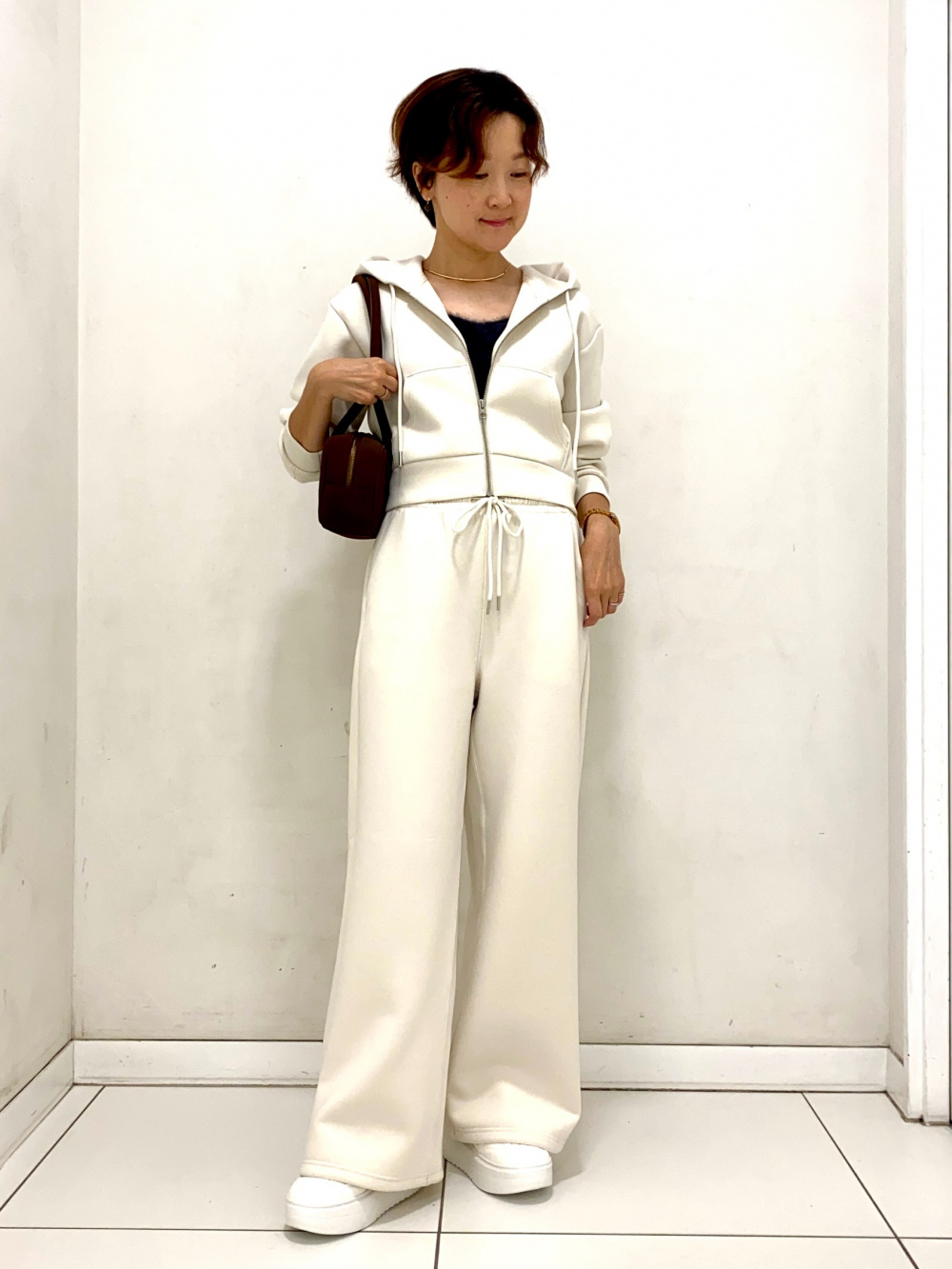 パフスウェットバギーパンツ(丈標準68.0～72.0cm)、パフスウェット