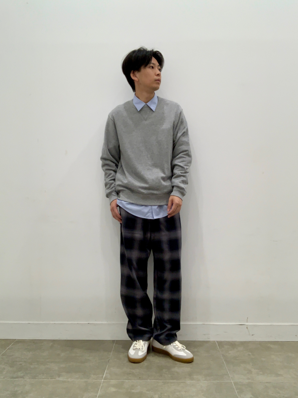 beams別注 lee fleeasy オンブレチェック イージーパンツ Lee x B:MING by BEAMS / 別注 FLeeasy US 三軒茶屋 イージーパンツ オンブレチェック