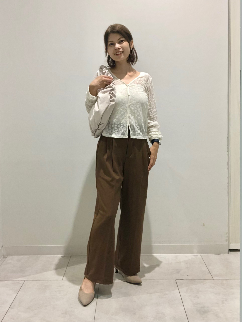 Lace Cardigan」| GU的穿搭理念