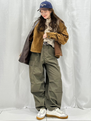 1個のみ！ GU公式 | スーパーワイドカーゴパンツ