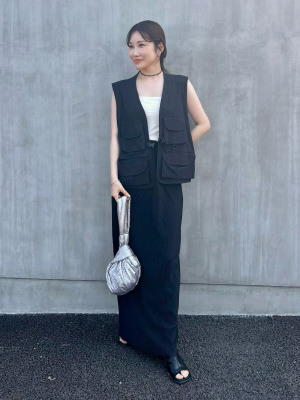 限定セット GU公式 | 3Dポケットユーティリティベスト