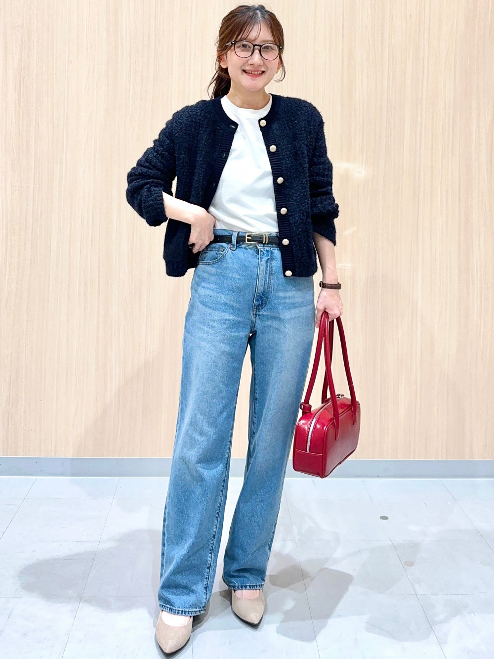 フルジップニットジャケット by rokh、コーデュロイスコート」の